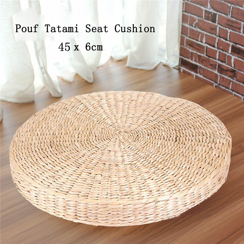 45cm Round Pouf Tatami Cushion Floor Cushions